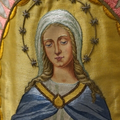 Maria Gesicht Detail