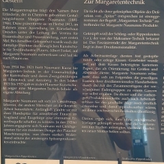 Tafel im Spitzenmuseum Plauen, Foto: Heike Becker