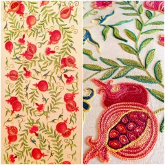 Suzani, Pomegranate, Details