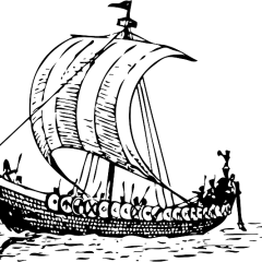 Wikinmgerschiff, Bild von Simon auf Pixabay